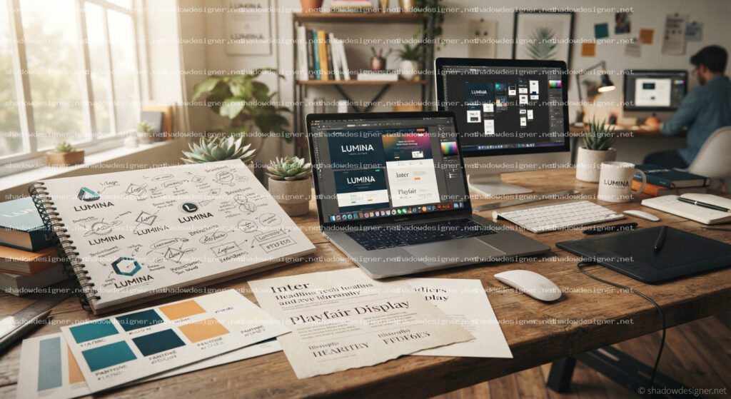 دليلك الشامل لإنشاء تصميم هوية بصرية احترافية لعلامتك