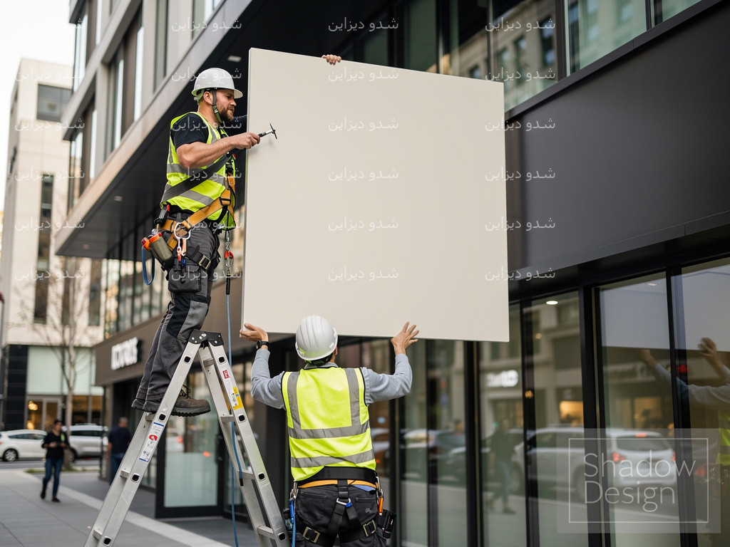 أصول إنتاج وتثبيت لافتات المتاجر: المواصفات والاشتراطات الهندسية