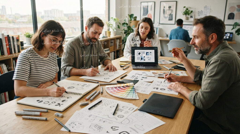 استراتيجيات تصميم هوية بصرية كاملة لعلامة تجارية رائدة